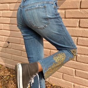 y2k vintage dkny flare jeans